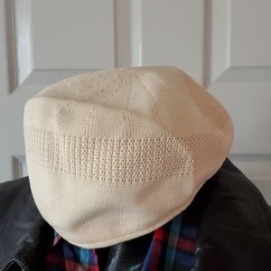 "Newsboy" Flat Cap Hat - Cream color